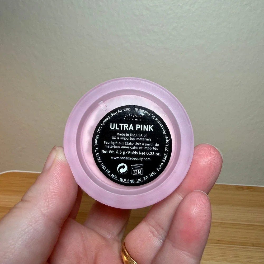 NEW One/Size Ultimate Setting Powder Ultra Pink 6.5g Brightening Loose Powder